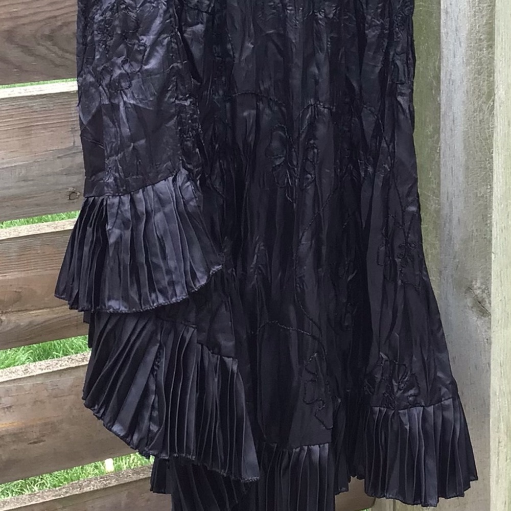 NEW Black Victorian Ruffled Skirt